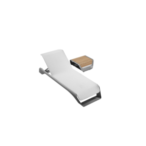 Very Very Modern Sun Lounger and Side Table