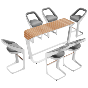 Very Very Modern Bar Table and Bar Stools